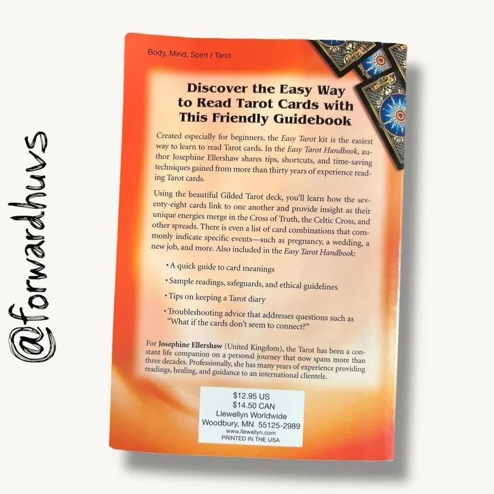 Easy Tarot Handbook Josephine Ellershaw